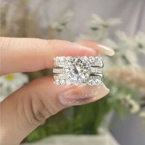 Certified 2ct Moissanite Ring